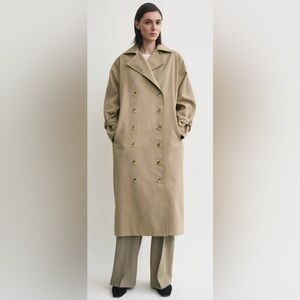 Toteme Signature Trench in khaki